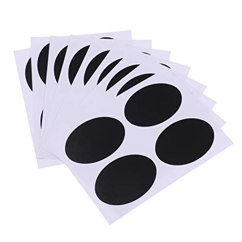 MagiDeal 36pcs DIY Tafel Sticker Aufkleber Etiketten Tafelfolie Klebefolie, Wiederverwendbar & Selbstklebend, für Dekoration, 4,9 x 3,4 cm von MagiDeal