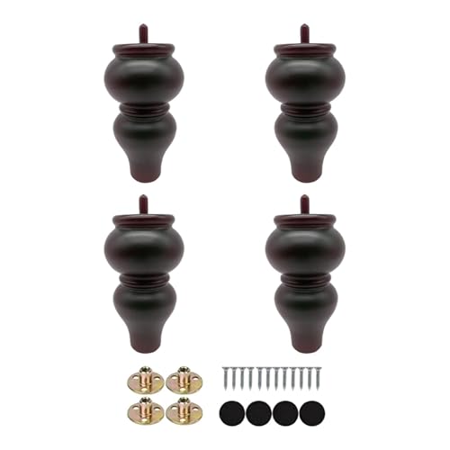 MagiDeal 4 Stücke Ersatzmöbel Beine mit Montagezubehör unterstützen dekorative Sofa -Beinbetten -Riser für osmanischen Nachttisch, 12.5 cm MagiDeal 4 Stücke Ersatzmöbel Beine mit Montagezubehör unterstützen dekorative Sofa -Beinbetten -Riser für osmanischen Nachttisch, 12.5 cm von MagiDeal