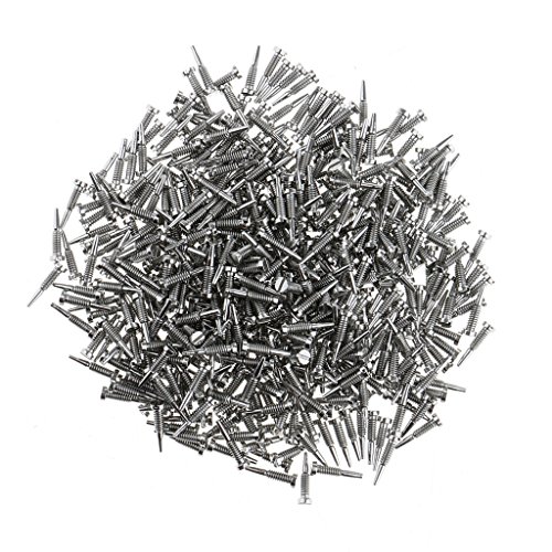 MagiDeal 500pcs Mini Schrauben für Brillen UhrenReparaturset Selbstschneidende Kleine Schrauben - 2.0x1.4x7.0mm von MagiDeal