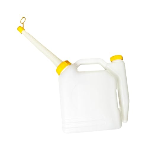 MagiDeal 5l Ölmischflasche Kontrast Pot 2 Strich Mischmisch tragbarer Benzinbehälter zum Messen von Spengungen vorgemischter Trimmer von MagiDeal