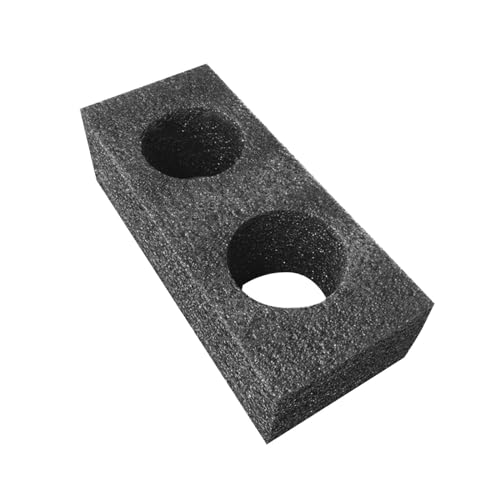 MagiDeal Becherträger, Becherhalter zum Herausnehmen, Tablett aus Schaumstoff, Kaffeegetränkeverpackung, Lieferwerkzeug, Kaffeebecher-Flaschenträger für das, Zwei Löcher von MagiDeal