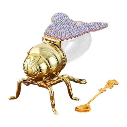 MagiDeal Bienenhonig Jar Storage Pot Neuheit vielseitiger Verzierungen Moderner Zuckerschalenbehälter für Hauswarming Gift Restaurant Dinner, Color F MagiDeal Bienenhonig Jar Storage Pot Neuheit vielseitiger Verzierungen Moderner Zuckerschalenbehälter für Hauswarming Gift Restaurant Dinner, Color F von MagiDeal