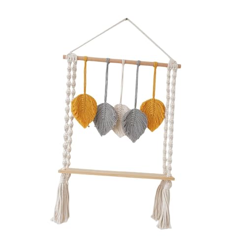 MagiDeal Boho TABESTRANY Bohemian WALS Hangs Regal Vielseitige Ornamente Multi -Gebrauch -Veranstalter Display Regal für Pflanzgefäß Wohnzimmer von MagiDeal