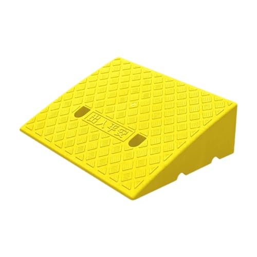 MagiDeal Bordsteinschwelle Rampe Road Slope Ramp Pad Robuste, einfach zu installierende, rutschfeste Slope Step Ramp Bordsteinrampe für Parkauffahrtsanhänger, 50cmx50cmx19cm von MagiDeal