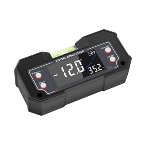 MagiDeal Digitaler Winkelmesser, elektronischer wiederaufladbarer Winkelmesser für die Holzbearbeitung, Neigungsmesser für Maschinen, Heimentlüftungsöffnungen, MagiDeal Digitaler Winkelmesser, elektronischer wiederaufladbarer Winkelmesser für die Holzbearbeitung, Neigungsmesser für Maschinen, Heimentlüftungsöffnungen, von MagiDeal