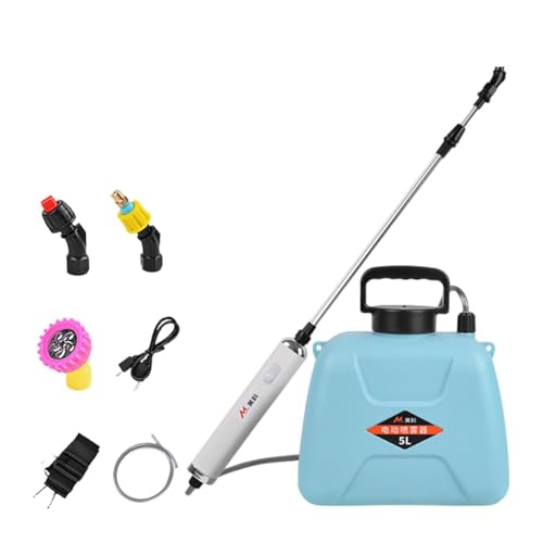 MagiDeal Elektrisches Gartensprühgerät, elektrisches Sprühgerät, 5 l, leistungsstark, spart, einziehbarer Stab, wiederaufladbarer Griff für die Rasen-, Ca. 200 Min. Verwenden MagiDeal Elektrisches Gartensprühgerät, elektrisches Sprühgerät, 5 l, leistungsstark, spart, einziehbarer Stab, wiederaufladbarer Griff für die Rasen-, Ca. 200 Min. Verwenden von MagiDeal