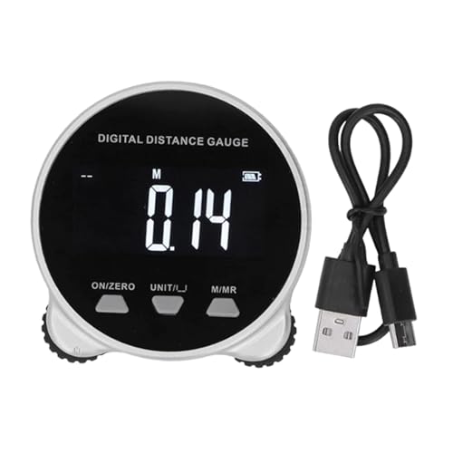 MagiDeal Elektronisches Maßband, Rolllineal, tragbares, multifunktionales, hochpräzises digitales Lineal mit -Display für flache, gerade, Schwarz MagiDeal Elektronisches Maßband, Rolllineal, tragbares, multifunktionales, hochpräzises digitales Lineal mit -Display für flache, gerade, Schwarz von MagiDeal