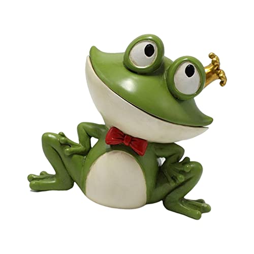 MagiDeal Garten Frosch Figuren Statue, Entzückende Schlüsselversteck, Hause Schreibtisch Dekoration von MagiDeal