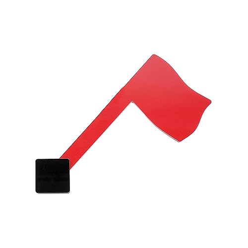 MagiDeal Ersatz-Briefkastenflagge, rote Postflaggen, langlebige Dekoration, einfach zu installierendes Briefkastenzubehör für ausgehende Post, von MagiDeal