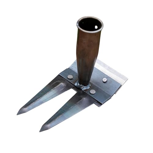MagiDeal Garten Hacke Rake Handbuch Tool Handheld Ausrüstung Handwerkzeug Entferner Puller zum Abbruch der Farm Arbeit Rasen , 2 Zinken von MagiDeal