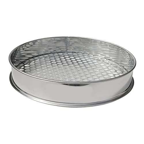 MagiDeal Gartenerdsieb Sandsieb Edelstahl Garten Blumenerde Mix Sieb Leichtes Heidelbeersieb Essen Bohnensieb für den Garten im Freien, 15MM MagiDeal Gartenerdsieb Sandsieb Edelstahl Garten Blumenerde Mix Sieb Leichtes Heidelbeersieb Essen Bohnensieb für den Garten im Freien, 15MM von MagiDeal