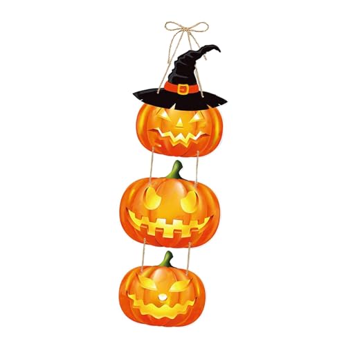 MagiDeal Halloween-Türschild, Happy Halloween-Hängeschild, Requisiten, dekoration, Halloween-Tür-Hängedekoration für Innen, Hof, Zuhause, Stil c von MagiDeal