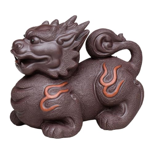 MagiDeal Lila Ton Tee Haustier Qilin Tier Skulptur Geschenk Sammlung Statue Miniatur Figur für Einrichtung Bücherregal Festival MagiDeal Lila Ton Tee Haustier Qilin Tier Skulptur Geschenk Sammlung Statue Miniatur Figur für Einrichtung Bücherregal Festival von MagiDeal