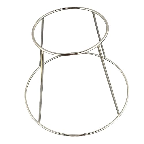MagiDeal Meeresfrüchte Tablett Rack Snack Platte Ständer Pizza Tablett Halter Edelstahl Zubehör Backform Platte Ständer für Snack Bar, 27x20x15cm von MagiDeal