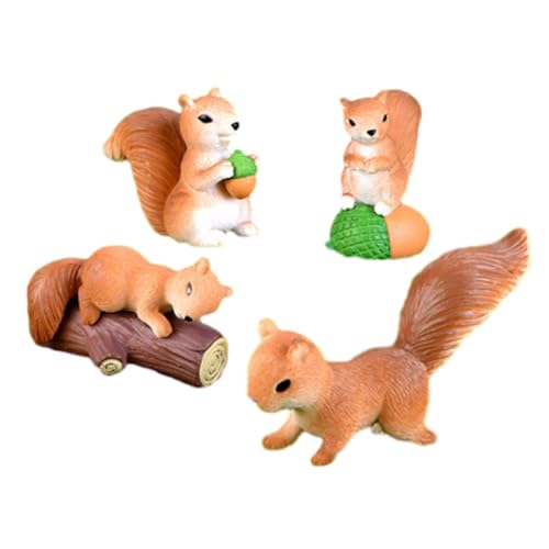 MagiDeal Mini-Eichhörnchen-Tierfiguren, Miniatur-Eichhörnchen-Gartenstatue, Hof-Kunstdekor, Feengartenzubehör, für Regalrasen, Gelb MagiDeal Mini-Eichhörnchen-Tierfiguren, Miniatur-Eichhörnchen-Gartenstatue, Hof-Kunstdekor, Feengartenzubehör, für Regalrasen, Gelb von MagiDeal