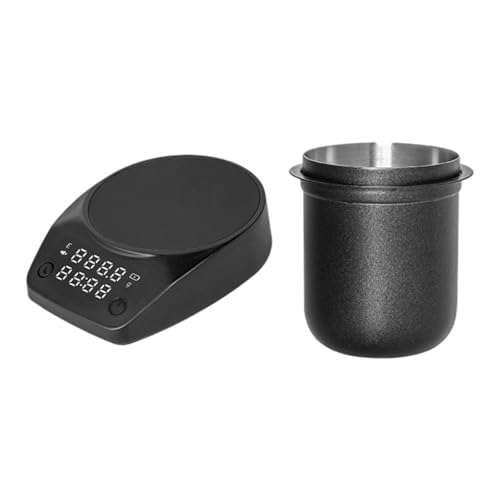 MagiDeal Mini-Kaffeewaage, elektronische Lebensmittelwaage mit Timer, Getreidewaage, tragbare Kaffeebohnenwaage, Küchenwaage für Geschäfte zu Hause, Schwarz MagiDeal Mini-Kaffeewaage, elektronische Lebensmittelwaage mit Timer, Getreidewaage, tragbare Kaffeebohnenwaage, Küchenwaage für Geschäfte zu Hause, Schwarz von MagiDeal