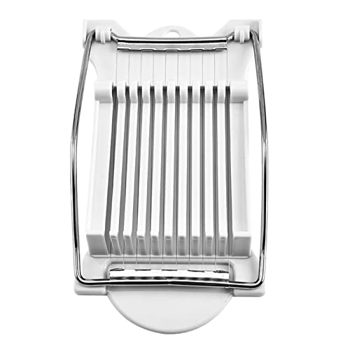MagiDeal Mittagessen Fleisch Slicer 304 Verstärkt Gekochtes Ei Obst Weiche Slicer Spam Cutter, Weiß von MagiDeal