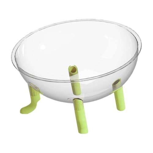 MagiDeal Raumkapsel für Haustiere, Katzenbett, Spielzeug, Haustierzubehör, vielseitig, leicht zu reinigen, leichtes Geschenk, Acrylkuppel, Kätzchen-Schlafnest, GrÜn von MagiDeal