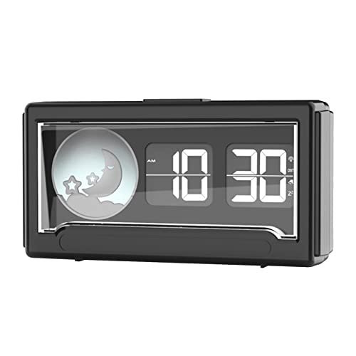 MagiDeal Wecker Clock Stilvolle Uhr Schreibtisch Tisch Datei Down Page Uhr für Schlafzimmer Küche Büro von MagiDeal