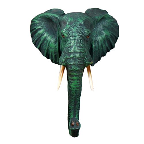 Tier Form Wandhaken, Garderobenhaken - Kreativer Kleiderhaken-Schüssel Haken Wand Deko - Elefant von MagiDeal