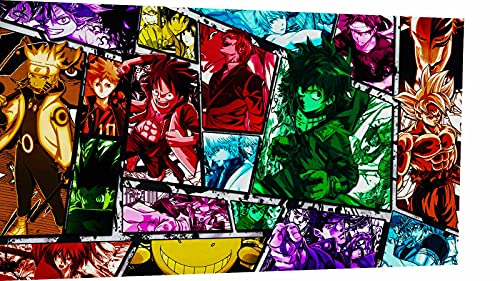 Magic Canvas Art - Bilder Anime Crossover OP DBZ Leinwandbild 1- teilig Hochwertiger Kunstdruck modern Wandbilder Wanddekoration Design Wand Bild – A3708, Größe: 100 x 50 cm Magic Canvas Art - Bilder Anime Crossover OP DBZ Leinwandbild 1- teilig Hochwertiger Kunstdruck modern Wandbilder Wanddekoration Design Wand Bild – A3708, Größe: 100 x 50 cm von Magic Canvas Art