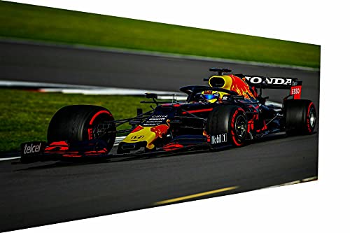 Magic Canvas Art - Bilder Autos Formel1 Red Bull Leinwandbild 1- teilig Hochwertiger Kunstdruck modern Wandbilder Wanddekoration Design Wand Bild, Größe: 40 x 30 cm von Magic Canvas Art