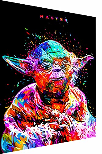 Magic Canvas Art Master Star Wars Abstrakt Leinwandbild 1- teilig Hochwertiger Kunstdruck Wandbilder – B8115, Größe: 100 x 50 cm von Magic Canvas Art