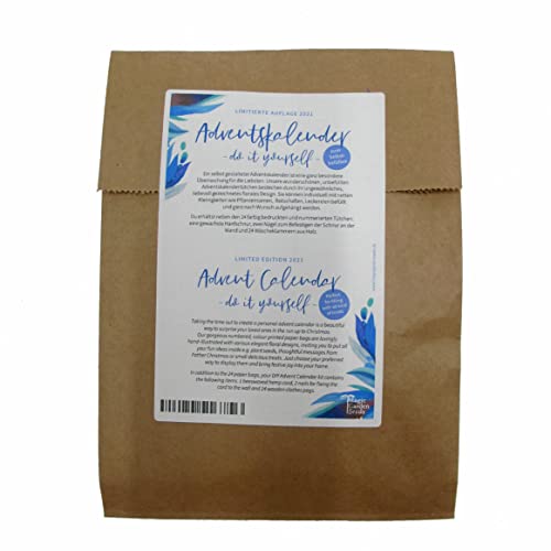 Adventskalender Do-it-yourself - Zum Selbstbefüllen EDITION 2021-24 Tütchen aus Papier mit Schnur, Klammern und Nägeln zum Aufhängen Adventskalender Do-it-yourself - Zum Selbstbefüllen EDITION 2021-24 Tütchen aus Papier mit Schnur, Klammern und Nägeln zum Aufhängen von Magic Garden Seeds