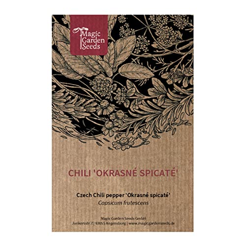 Chili 'Okrasné spicaté' (Capsicum frutescens) - ca. 10 Samen von Magic Garden Seeds