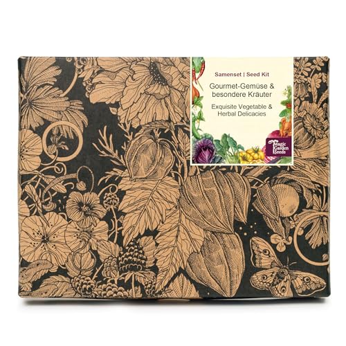Gourmet-Gemüse & besondere Kräuter - Samen Geschenkset mit 13 seltenen Kulturpflanzensorten - Gemüsesamen - Kräutersamen - Pflanzensamen Gourmet-Gemüse & besondere Kräuter - Samen Geschenkset mit 13 seltenen Kulturpflanzensorten - Gemüsesamen - Kräutersamen - Pflanzensamen von Magic Garden Seeds