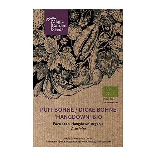 Puffbohne/Dicke Bohne 'Hangdown' (Vicia faba) Bio - ca. 20 Samen von Magic Garden Seeds