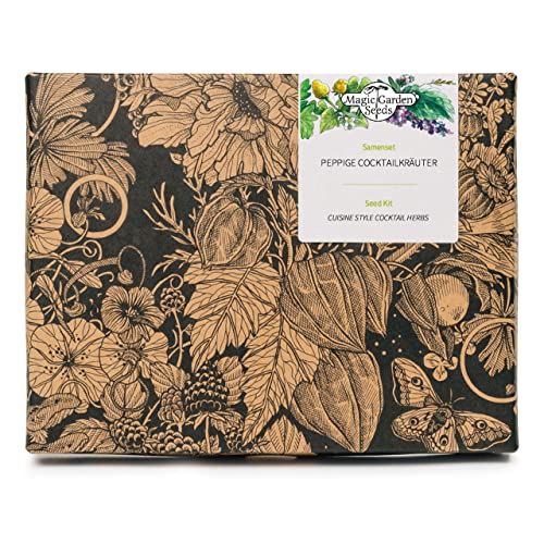 Peppige Cocktailkräuter - Samen-Geschenkset mit 6 ausgewählten Aroma-Sorten Peppige Cocktailkräuter - Samen-Geschenkset mit 6 ausgewählten Aroma-Sorten von Magic Garden Seeds