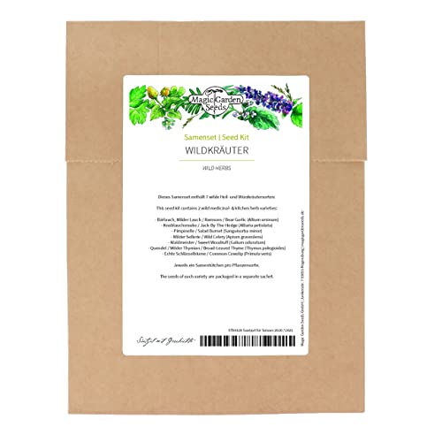 Wildkräuter - Samenset mit 7 wilden Heil- und Würzkräutern Wildkräuter - Samenset mit 7 wilden Heil- und Würzkräutern von Magic Garden Seeds
