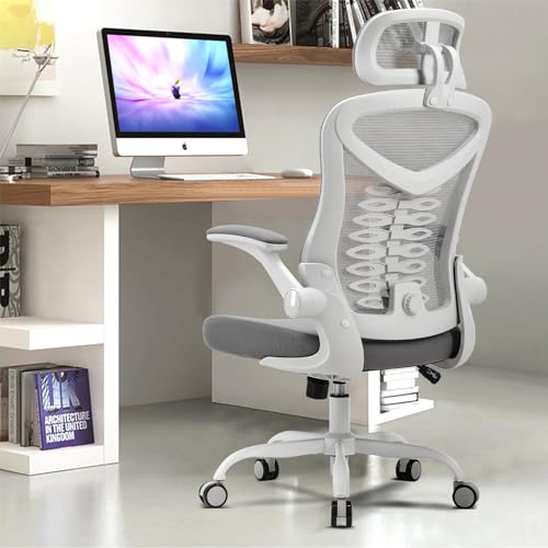 Magic Life Bürostuhl Ergonomischer Computer-Verstellbarer Schreibtischstuhl, verstellbare Lendenwirbelstütze mit verdicktem Kissen, 3D-Kopfstütze & Bequeme Armlehne Computerstuhl von Magic Life