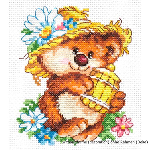 Magic Needle 17-19 Süßigkeiten, Kreuzstichset mit Zählmuster, Baumwolle, mehrfarbig, 11 x 13 cm Magic Needle 17-19 Süßigkeiten, Kreuzstichset mit Zählmuster, Baumwolle, mehrfarbig, 11 x 13 cm von Magic Needle