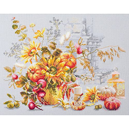 Magic Needle Zweigart Edition Kreuzstich Set Herbstimprovisation, Zählmuster, 32x25cm Magic Needle Zweigart Edition Kreuzstich Set Herbstimprovisation, Zählmuster, 32x25cm von Magic Needle