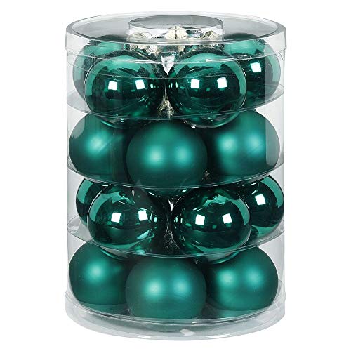 MAGIC Weihnachtskugeln Glas 6cm 20 STK. Christbaumkugeln Farbe: Deep Forest - grün dunkelgrün MAGIC Weihnachtskugeln Glas 6cm 20 STK. Christbaumkugeln Farbe: Deep Forest - grün dunkelgrün von MAGIC by Inge