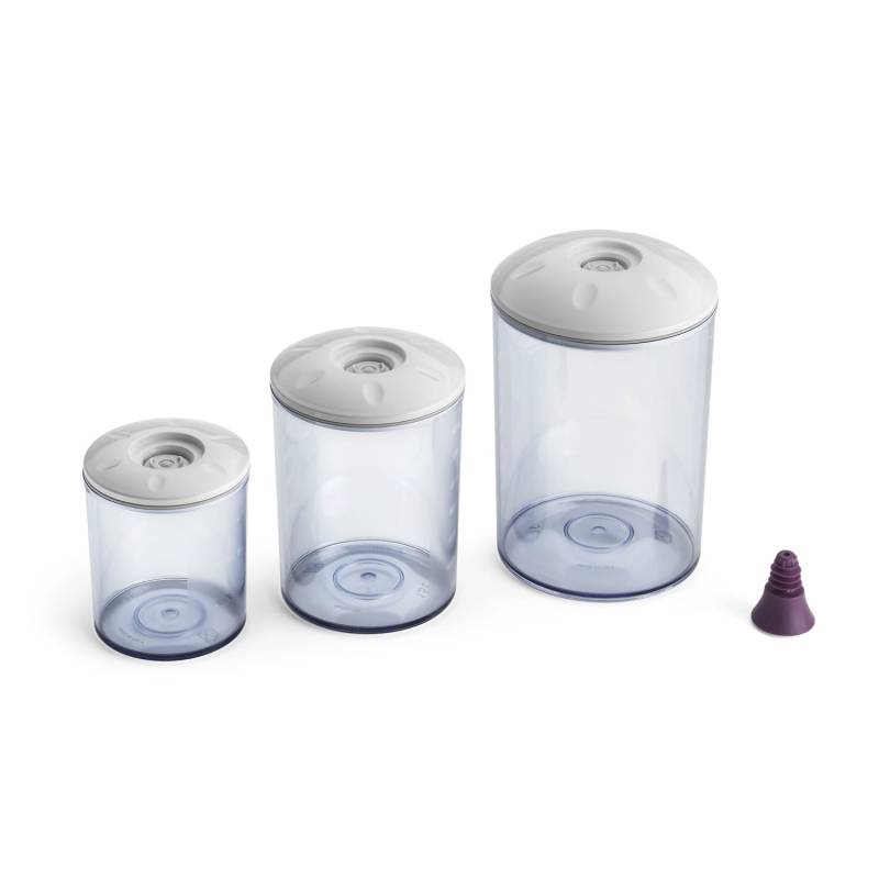 Magic Vac Vakuumierbehälter-Set New Family Line Kunststoff 3-teilig von Magic Vac