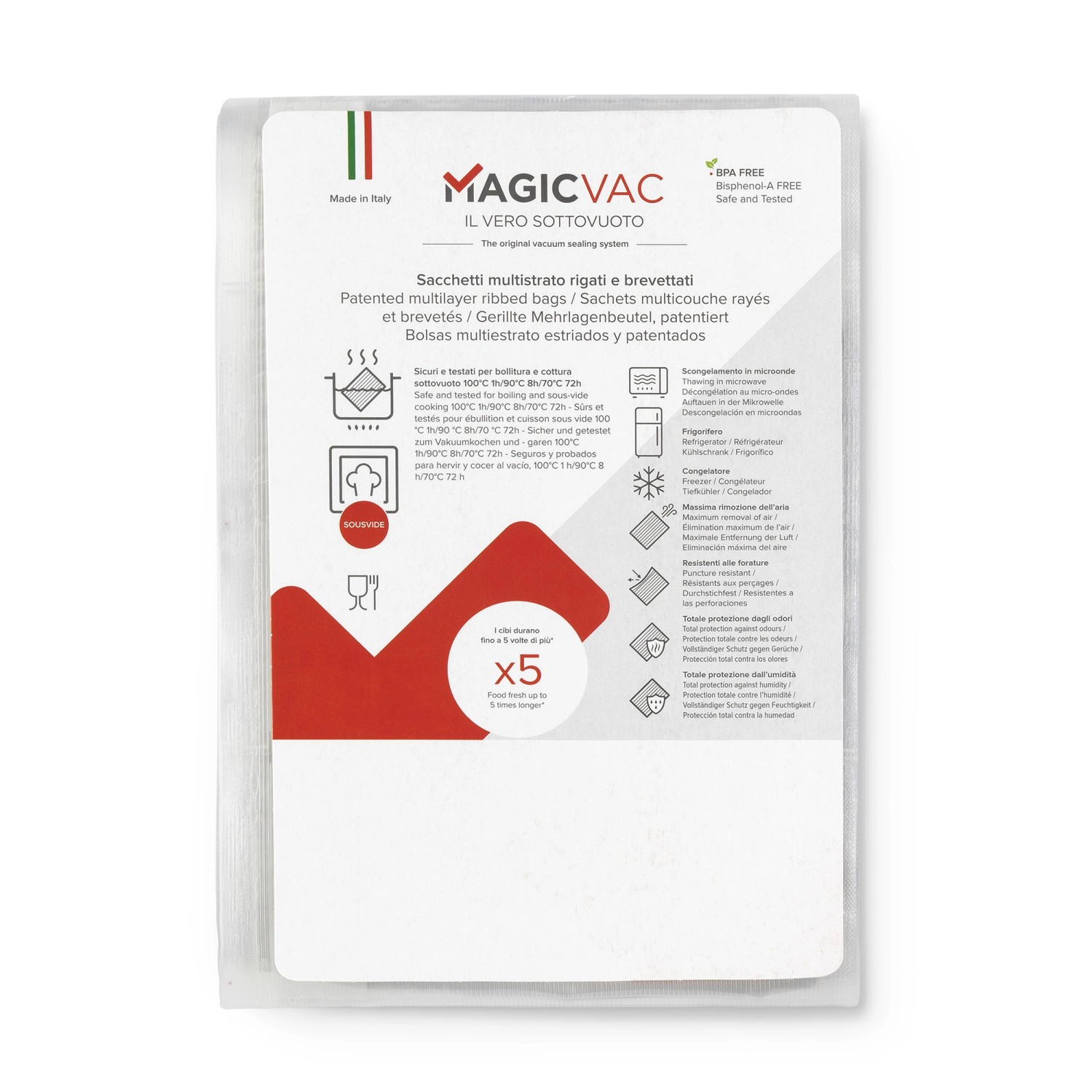 Magic Vac Vakuumierbeutel ACO1024 mit Label 20 cm x 30 cm 50 Stück Magic Vac Vakuumierbeutel ACO1024 mit Label 20 cm x 30 cm 50 Stück von Magic Vac