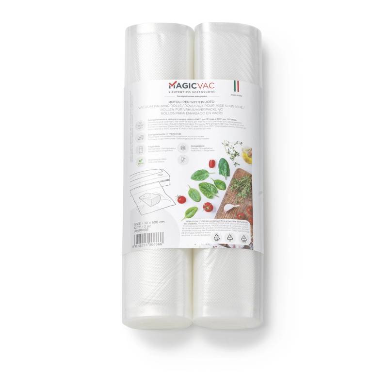 Magic Vac Vakuumierrolle ANP 30 cm x 600 cm 2 Stück von Magic Vac