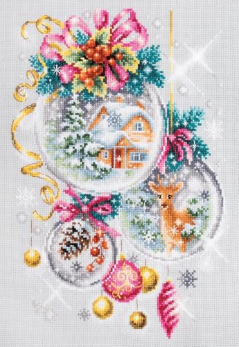 Magic Needle 100-247 ZW Weihnachtsmärchen Kreuzstichset mit Zählmuster Zweigart Edition, Baumwolle, multifarbig, 22x32cm Magic Needle 100-247 ZW Weihnachtsmärchen Kreuzstichset mit Zählmuster Zweigart Edition, Baumwolle, multifarbig, 22x32cm von Magic Needle
