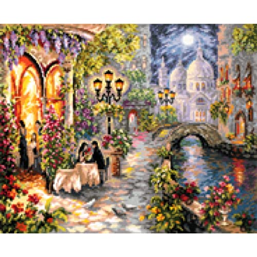 Magic Needle 110-081 ZW Nächtliches Rendezvous Kreuzstichset mit Zählmuster Zweigart Edition, Baumwolle, multifarbig, 40x32cm Magic Needle 110-081 ZW Nächtliches Rendezvous Kreuzstichset mit Zählmuster Zweigart Edition, Baumwolle, multifarbig, 40x32cm von Magic Needle