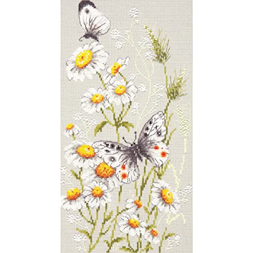 Magic Needle 42-12 ZW Sommerwiese Kreuzstichset mit Zählmuster Zweigart Edition, Baumwolle, multifarbig, 18x31cm Magic Needle 42-12 ZW Sommerwiese Kreuzstichset mit Zählmuster Zweigart Edition, Baumwolle, multifarbig, 18x31cm von Magic Needle