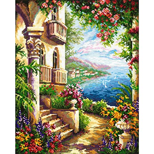 Magic Needle 48-05 ZW Am Schwarzen Meer Kreuzstichset mit Zählmuster Zweigart Edition, Baumwolle, multifarbig, 33x40cm Magic Needle 48-05 ZW Am Schwarzen Meer Kreuzstichset mit Zählmuster Zweigart Edition, Baumwolle, multifarbig, 33x40cm von Magic Needle