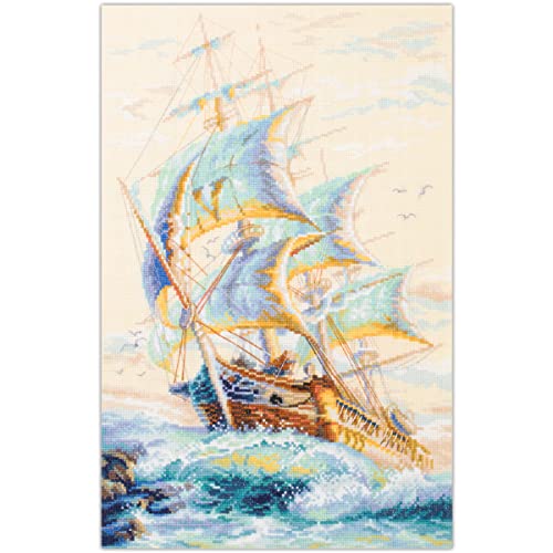 Magic Needle 550-757 ZW Wind des Glücks Kreuzstichset mit Zählmuster Zweigart Edition, Baumwolle, multifarbig, 27x40cm Magic Needle 550-757 ZW Wind des Glücks Kreuzstichset mit Zählmuster Zweigart Edition, Baumwolle, multifarbig, 27x40cm von Magic Needle