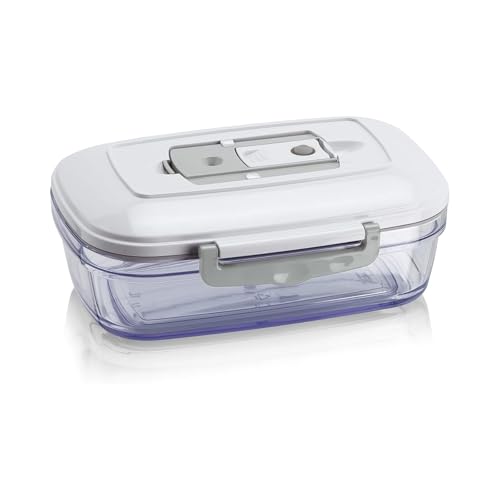 Magic Vac, Vakuumbehälter für Lebensmittel Family, Hermetisch, mit Deckel, zur Aufbewahrung, Spülmaschinenfest, Fassungsvermögen 1 L, BPA-frei, Made in Italy von Magic vac