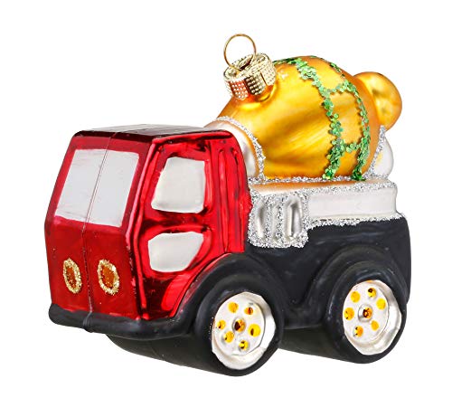 MAGIC Christbaumschmuck Figuren Weihnachtskugeln Weihnachtsschmuck Christbaumkugeln Deko Glas Betonmischer 7.5cm von Magic