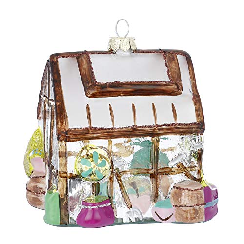 MAGIC Weihnachtskugeln Figuren Glas - Garten - Gewächshaus 11.5cm transparent von MAGIC