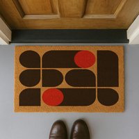Bauhaus Fußmatte | Einweihungsparty Unikat Willkommen Matte Moderne Abstrakt Wohn Dekor Eingangsmatte Einweihungsgeschenk von MagicDoormat
