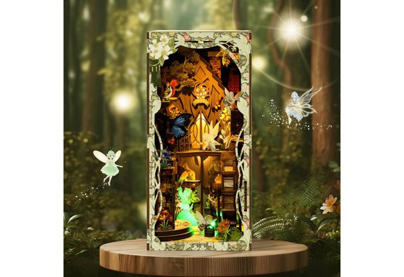 MagicHolz Buchstütze MagicHolz Secret World of the Forest, Book Nook Diorama von MagicHolz